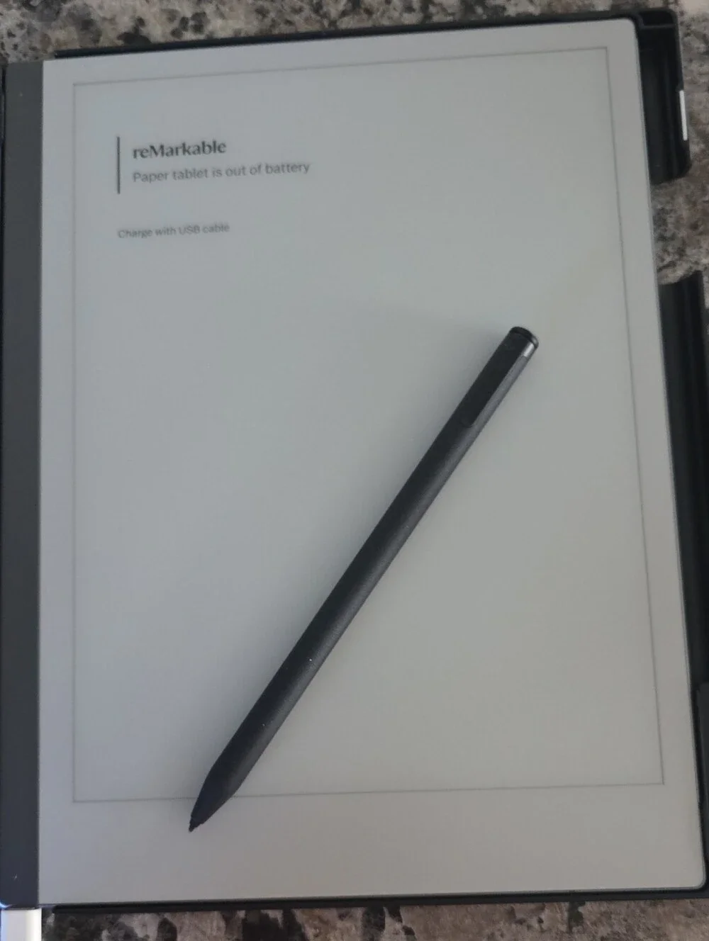 reMarkable2 Paper Tablet with Black Stylus Pen and Case. 10.3 Inch Screen.